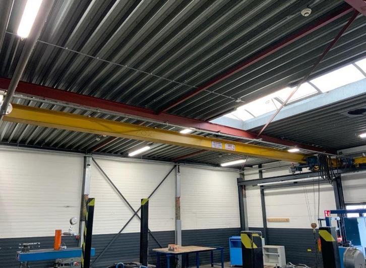 Demag enkelligger bovenloopkraan ± 11.760 mm x 1t  001457U, Doe-het-zelf en Verbouw, Gereedschap | Overige machines, Gebruikt