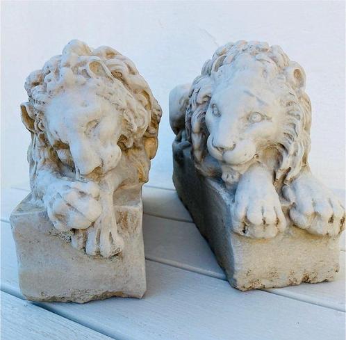 sculptuur, Leoni - 19 cm - Steen, Antiek en Kunst, Curiosa en Brocante
