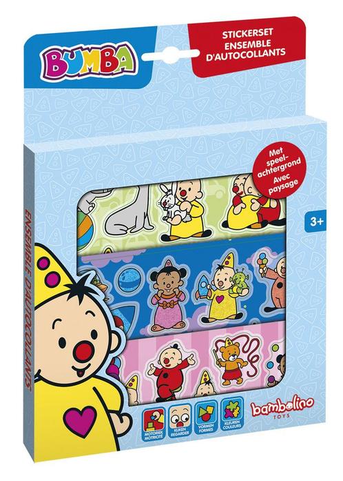 Bumba Stickerset 4 delig, Hobby en Vrije tijd, Feestartikelen, Nieuw, Verzenden