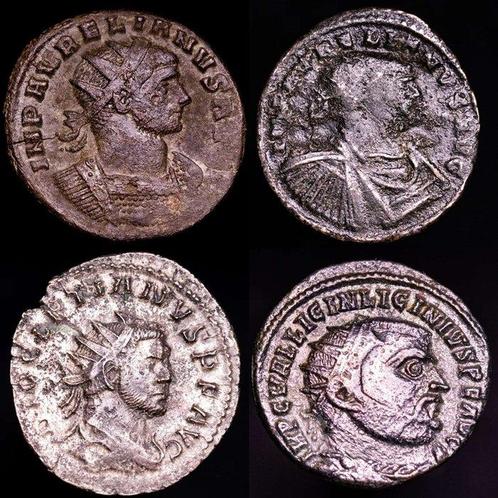 Romeinse Rijk. Aurelian (2), Diocletian & Licinius I. Lot, Postzegels en Munten, Munten | Europa | Niet-Euromunten