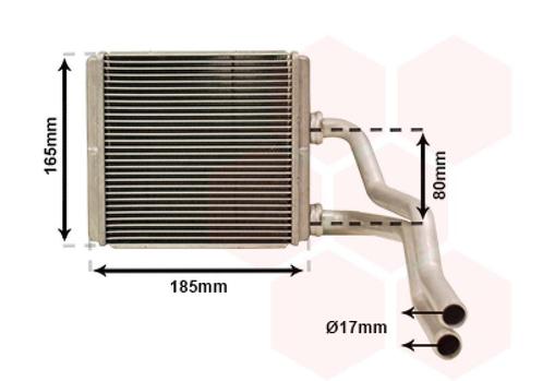 KACHEL RADIATEUR VOOR OPEL AGILA 2008-2015 4710155, Auto-onderdelen, Airco en Verwarming, Nieuw, Ophalen of Verzenden