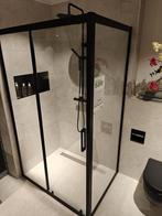 Douchecabine schuifdeur 120x90cm mat zwart - 0008, Doe-het-zelf en Verbouw, Sanitair, Ophalen, Nieuw, Glas, Douche