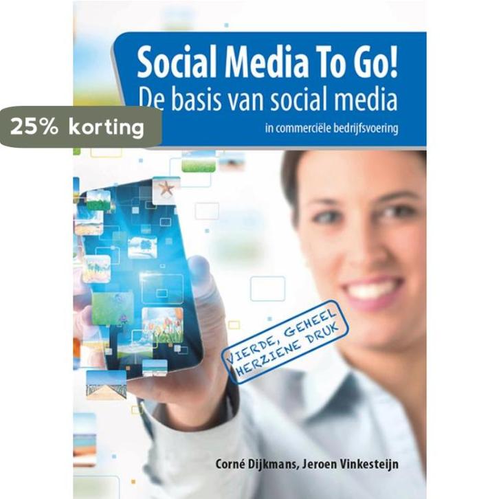 Social media to go! 9789491838781 Corné Dijkmans, Boeken, Economie, Management en Marketing, Zo goed als nieuw, Verzenden