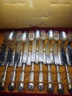 Bestekset (51) - Verzilverd - Set da 12, Antiek en Kunst