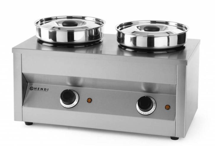 Hendi Bain Marie 2 Potten met deksel, Zakelijke goederen, Horeca | Keukenapparatuur, Verzenden