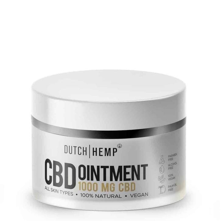 Dutch Hemp CBD-zalf full spectrum 1000 mg CBD, Sport en Fitness, Gezondheidsproducten en Wellness, Nieuw, Verzenden