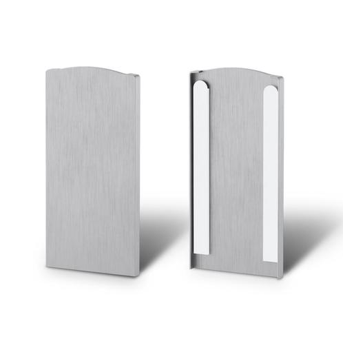 Eindkap glazen balustrade vloermontage 1.0kN-Zwart gelijkend, Doe-het-zelf en Verbouw, Glas en Ramen, Ophalen of Verzenden