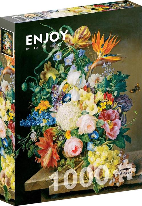 Flower Piece Puzzel (1000 stukjes) | Enjoy Puzzle - Puzzels, Hobby en Vrije tijd, Denksport en Puzzels, Nieuw, Verzenden