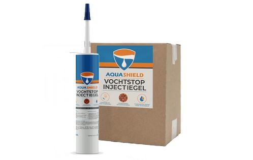 Aquashield Aquashield vochtstop injectiegel 12x 310 ml, Doe-het-zelf en Verbouw, Isolatie en Afdichting, Nieuw, Verzenden