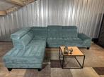 GRATIS LEVERING Mooie Montel Modena Zachte Stof Blauw/Groen, Huis en Inrichting, 250 tot 300 cm, Zo goed als nieuw, 150 cm of meer