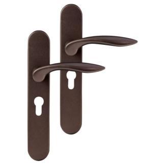 Deurbeslag | Deurklink met cilinderschild | Differnz |, Doe-het-zelf en Verbouw, Hang- en Sluitwerk, Nieuw, Verzenden