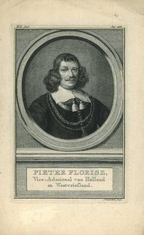 Portrait of Pieter Floriszoon, Antiek en Kunst, Kunst | Etsen en Gravures