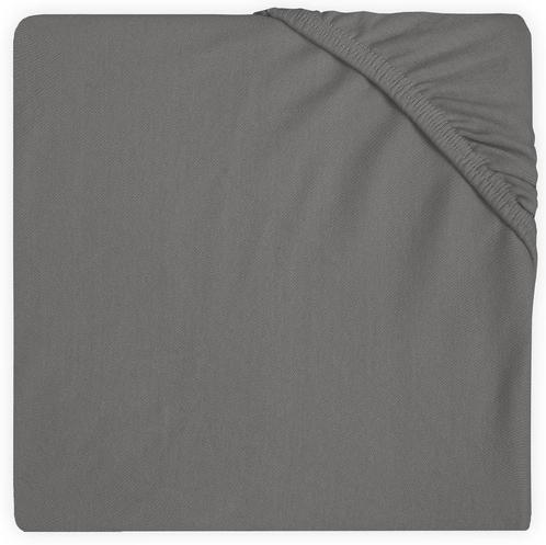 Jollein Jersey Storm Grey 75 x 95 cm Boxmatras Hoeslaken, Kinderen en Baby's, Dekens, Slaapzakjes en Inbakerproducten, Nieuw, Verzenden