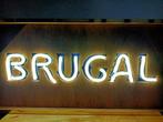 Brugal grande insegna vintage neon-led - Reclamebord met, Antiek en Kunst