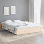 vidaXL Bedframe massief hout 180x200 cm, Eenpersoons, Bruin, Verzenden, Nieuw