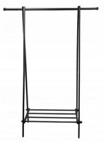 Kledingrek & schoenenrek - slaapkamer accessoire - zwart, Ophalen of Verzenden, Nieuw