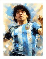 Artwork by Alberto Ricardo (XXI) - Maradona. Giclée 60 x 80, Nieuw