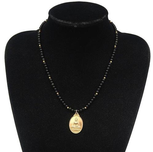 Obsidiaan - Boeddhistische ketting - Boeddha - Ontwaking,, Antiek en Kunst, Antiek | Boeken en Bijbels