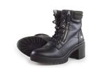 Mustang Veterboots in maat 38 Zwart | 10% extra korting, Kleding | Dames, Schoenen, Verzenden, Zwart, Overige typen, Zo goed als nieuw