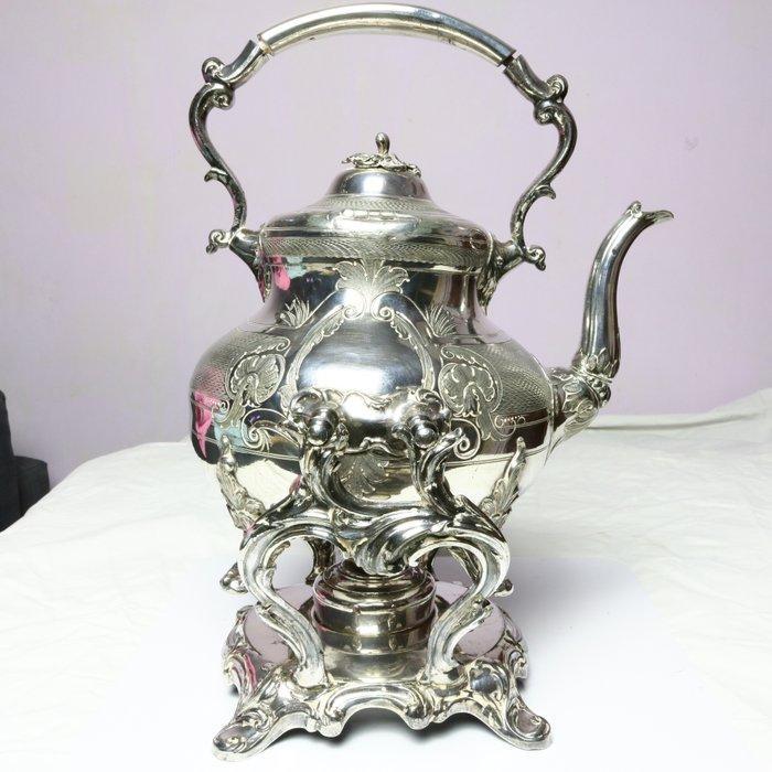 Shaw & Fisher - Samovar - Sheffield, Verzilverd - Oude, Antiek en Kunst, Antiek | Overige Antiek