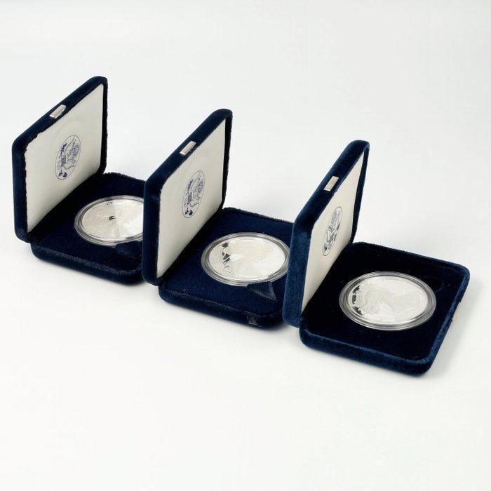 Verenigde Staten. 1 Dollar 2003/2008 - Silver American, Postzegels en Munten, Munten | Europa | Niet-Euromunten