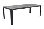 VDG Queens tuintafel antraciet - 220 x 100 cm., Tuin en Terras, Tuintafels, Verzenden, Nieuw, Rond, Overige materialen