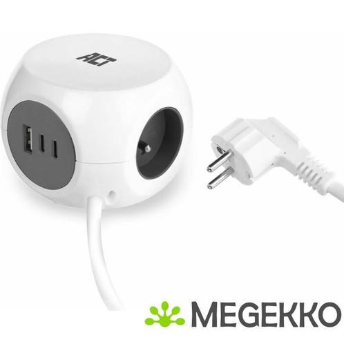 ACT AC2425 power uitbreiding 1,5 m 3 AC-uitgang(en) Binnen, Computers en Software, Pc- en Netwerkkabels, Nieuw, Verzenden