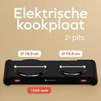 2dekans | KitchenBrothers Elektrische Kookplaat - 2 Pits -, Ophalen of Verzenden, Zo goed als nieuw