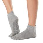 Toesox Yoga Ankle Grip Socks teensokken  Grijs - 36-38, Nieuw, Kleding, Verzenden