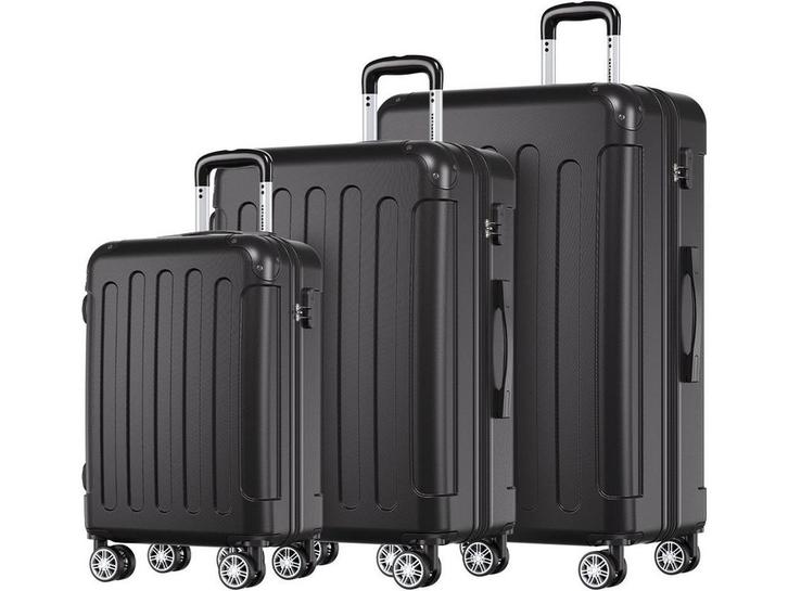 TRVLMORE Kofferset - 3 Delig - 38L Handbagage + 70L en 110L, Sieraden, Tassen en Uiterlijk, Koffers, Zo goed als nieuw, Verzenden