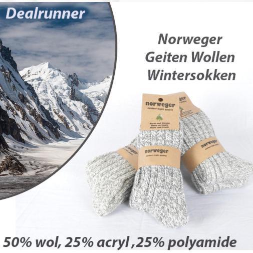 5-Paar De Orginele Norweger Geiten Wollen Wintersokken, Diversen, Overige Diversen, Nieuw, Verzenden