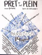 op PRET That PLEIN manifestatie in paradiso Adam (Posters), Verzenden, Nieuw, Overige onderwerpen, Met lijst
