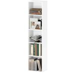TRUUSK Boekenkast, Staand Rek Met 5 Niveaus, Opbergrek Met V, Huis en Inrichting, Verzenden, Nieuw