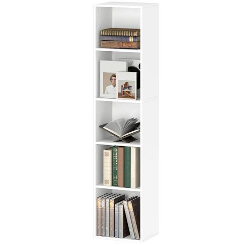 TRUUSK Boekenkast Staand Rek - 5 Niveaus - Verstelbare Plank, Huis en Inrichting, Kasten | Boekenkasten, Nieuw, Verzenden