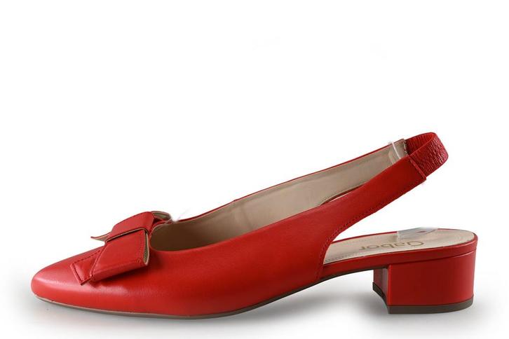 Gabor Slingbacks in maat 41 Rood | 10% korting, Kleding | Dames, Schoenen, Rood, Zo goed als nieuw, Verzenden