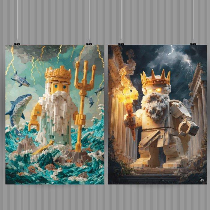 ANDSAL - Poseidon - Zeus Lego Special Limited Edition, Kinderen en Baby's, Speelgoed | Duplo en Lego