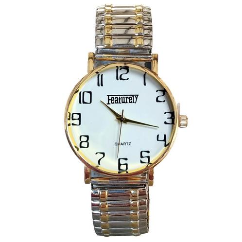 Fako® - Horloge - Rekband - Featurely - Ø 38mm -, Sieraden, Tassen en Uiterlijk, Horloges | Dames, Verzenden