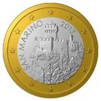 San Marino 1 Euro 2023 UNC, Postzegels en Munten, Munten | Europa | Euromunten, Verzenden