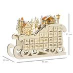 Adventskalender Om Te Vullen 24 Lades Met LED-lichten Slee-v, Verzenden, Nieuw