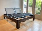 DEELBAAR Auping Auronde bed 160 x 200 x 41,5 cm elektrisch, Ophalen, Verstelbaar, Bruin, Tweepersoons