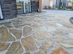 flagstones tuintegels Kavala Brown Kwartsiet € 44,95 p/m2, Nieuw, Overige typen, Kwartsiet