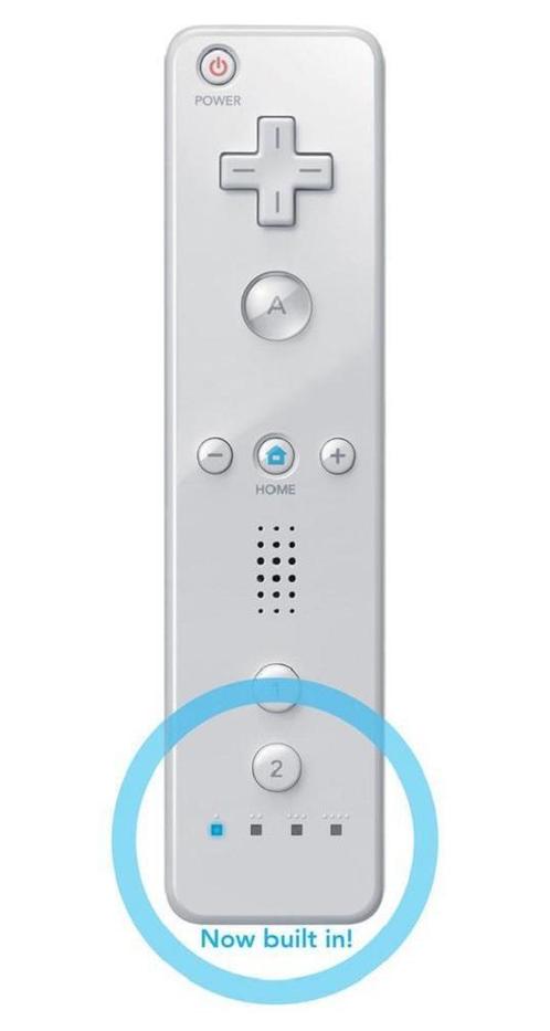 Controller Wii - Motion Plus Wit - Third Party Wii, Spelcomputers en Games, Spelcomputers | Nintendo Consoles | Accessoires, Zo goed als nieuw