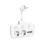 Kobi Verlengsnoer - 2 stopcontacten + 3x USB-A & 1x USB-C..., Ophalen of Verzenden, Nieuw