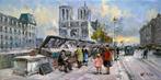 Walter Sita (XX) - Paris - Quais de Seine - Les Bouquinistes, Antiek en Kunst