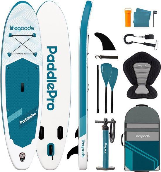 2dekans | LifeGoods SUP Board Allround Compact - Met Zitje -, Watersport en Boten, Overige Watersport en Boten, Zo goed als nieuw