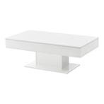 Salontafel Lünen met opbergruimte 110x60x40 cm wit hoogglans, Huis en Inrichting, Verzenden, Nieuw