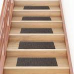 vidaXL Trapmatten zelfklevend 30 st 76x20 cm rechthoekig, Doe-het-zelf en Verbouw, Ladders en Trappen, Verzenden, Nieuw