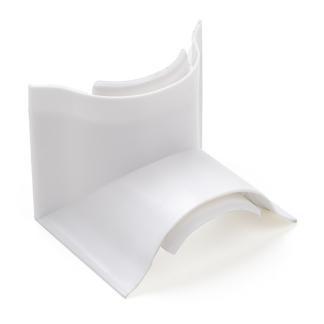 Kabelgoot hoek | Nedis | 16 mm kabel (PVC, Wit), Doe-het-zelf en Verbouw, Elektra en Kabels, Nieuw, Verzenden