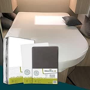 Textielpakket Queensbed/Eilandbed - 1 molton met 2 jersey, Huis en Inrichting, Slaapkamer | Beddengoed, Wit, Nieuw, Verzenden