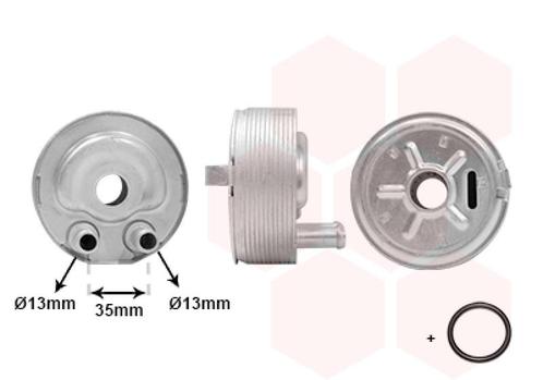 OLIEKOELER VOOR NISSAN ALMERA N16 2000-2003 213055M300, Auto diversen, Auto-accessoires, Nieuw, Ophalen of Verzenden